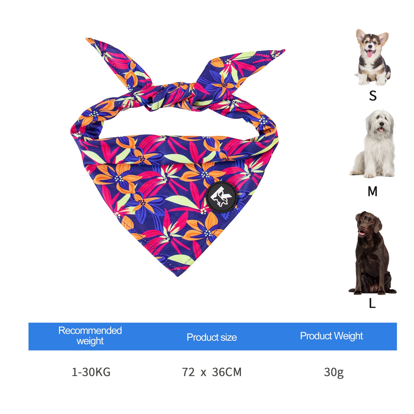 Hot Sell Factory Flower and Butterfly Kingspeed Dog Vest Dog Collar and Pet Leash with Dog Bandana for Walking