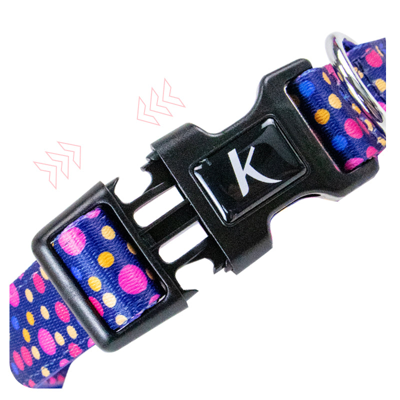 High Quality Luxury Dog Collar Medium Size Adjustable Cat Collar Colourful Flower Printed Pet Collars