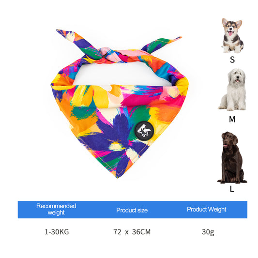 Top Sale Factory Oil Painting Wholesale Kingspeed Dog Vest Dog Collar and Pet Leash with Dog Bandana for Walking