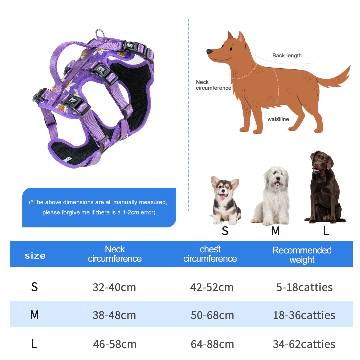 Hot Sell Factory Kingspeed Dog Vest Flower Dance Dog Collar and Pet Leash with Dog Bandana for Walking