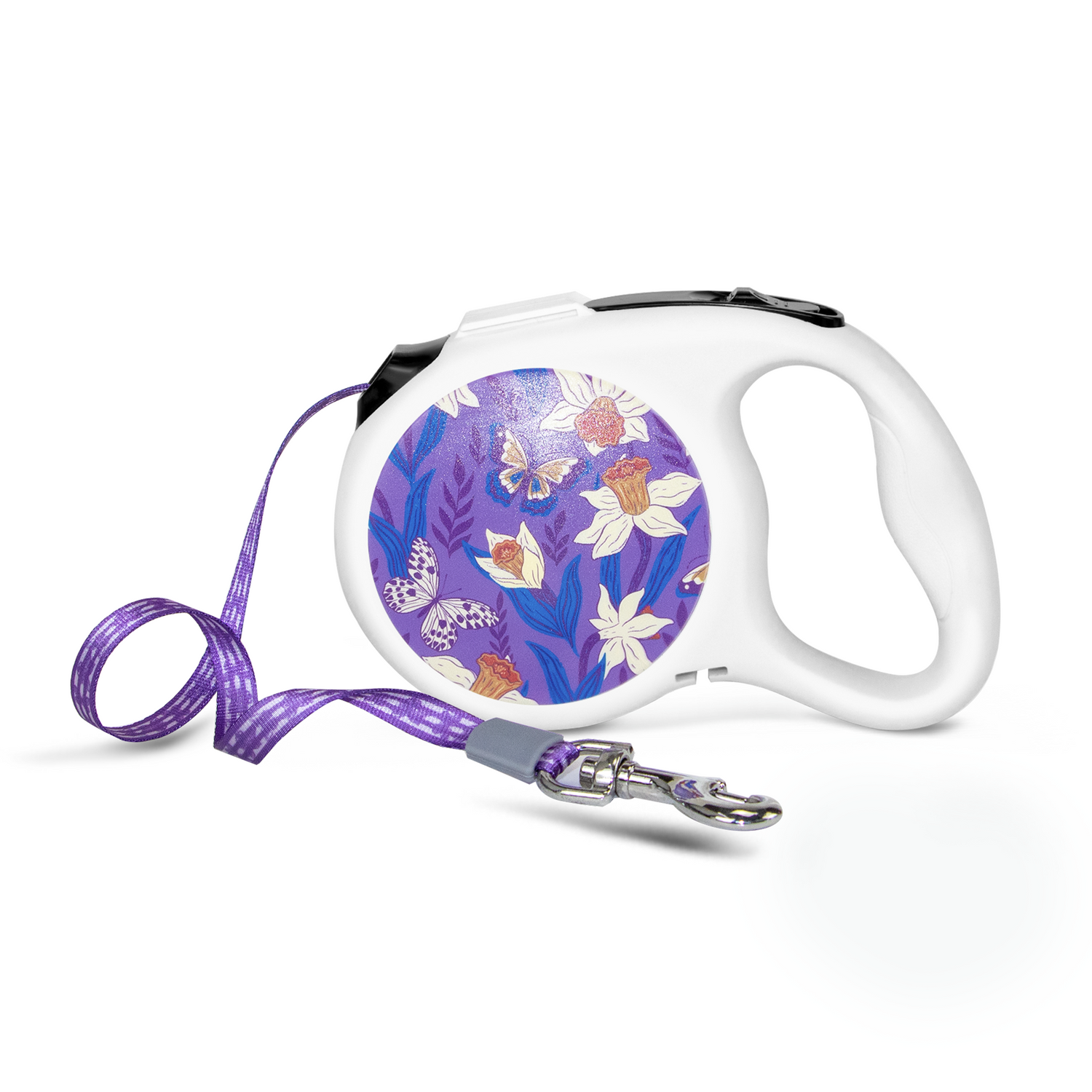 Automatic retractable pet dog leash