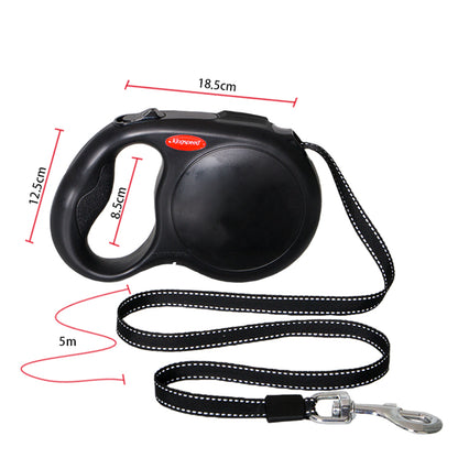 5 Meters Retractable Pet Leash with Strong Nylon Tape