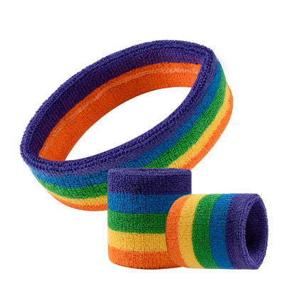 1 Pcs Headband with 2 Pcs Sweatband Wristband Set