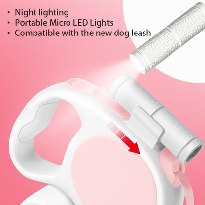 3 in 1 Pet Leash Built-in flashlight with Bag Dispenser