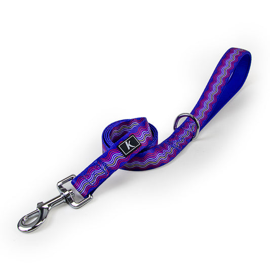 Latest Factory Price 1.5cm Durable Flower Printing Nylon Dog Leash Colorful Cat Leash Small Size Pet Leash