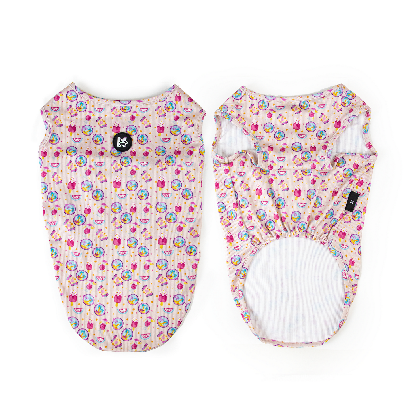 Brand New Hot Selling Garden Dog Clothes Multicolour Printing Pet Clothes Colorful Pubby Clothes