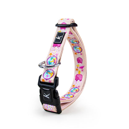 Popular Factory Price Luxury Dog Collar Big Size Adjustable Cat Collar Colourful Flower Printed Pet Collar
