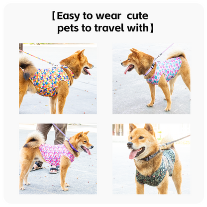 Brand New Hot Selling Garden Dog Clothes Multicolour Printing Pet Clothes Colorful Pubby Clothes