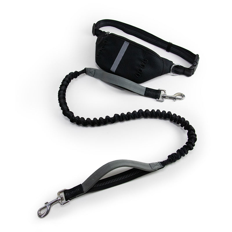 Pet Running Leash Retractable Rope with Pouch Bag