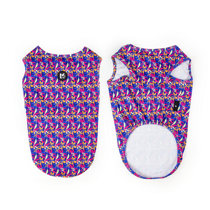 Brand New Hot Selling Garden Dog Clothes Multicolour Printing Pet Clothes Colorful Pubby Clothes