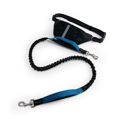 Pet Running Leash Retractable Rope with Pouch Bag