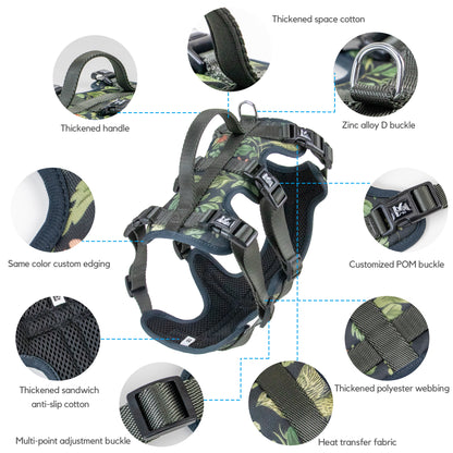 Wholesale Factory Direct Kingspeed Dog Vest Luxury Puppy  Harness With Printing No Pull Dog Harness