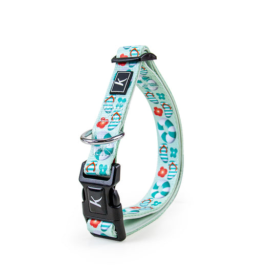 Popular Factory Price Luxury Dog Collar Big Size Adjustable Cat Collar Colourful Flower Printed Pet Collar