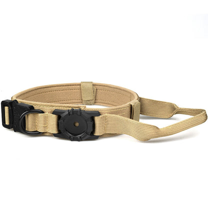 Tactical AirTag Dog Collar for Medium Large Dogs