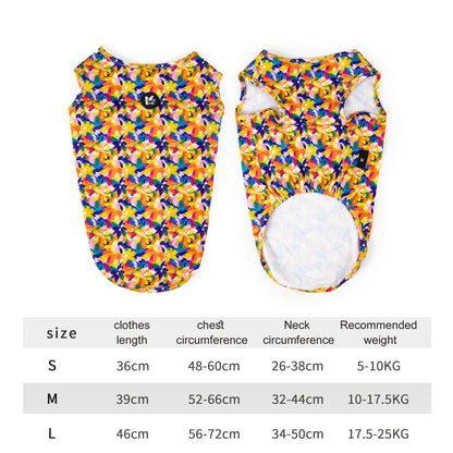 Top Sale Factory Oil Painting Wholesale Kingspeed Dog Vest Dog Collar and Pet Leash with Dog Bandana for Walking