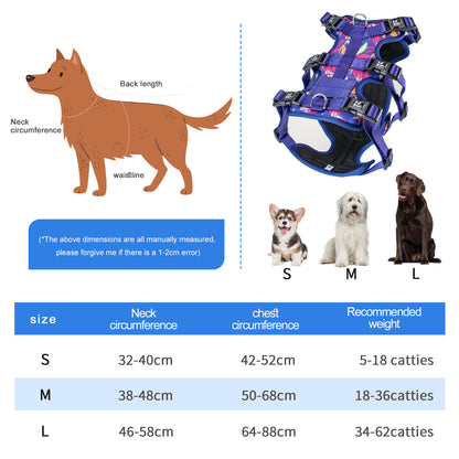 Kingspeed Custom Sea Summer Dog Vest Puppy Harness With Colorful Printing Dog Harness Hot Sell Pet Vest With Sport Camera
